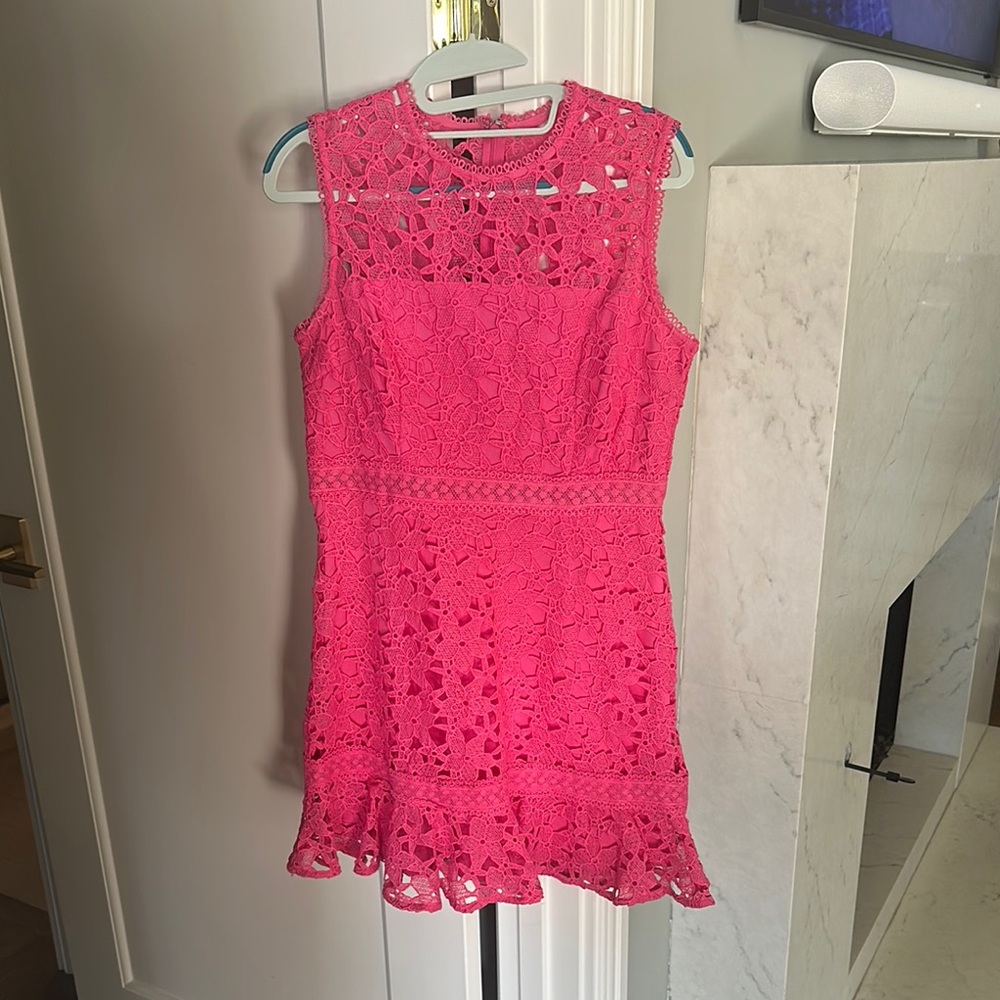 Aqua Pink Sheath Halter Mini Dress for Weddings